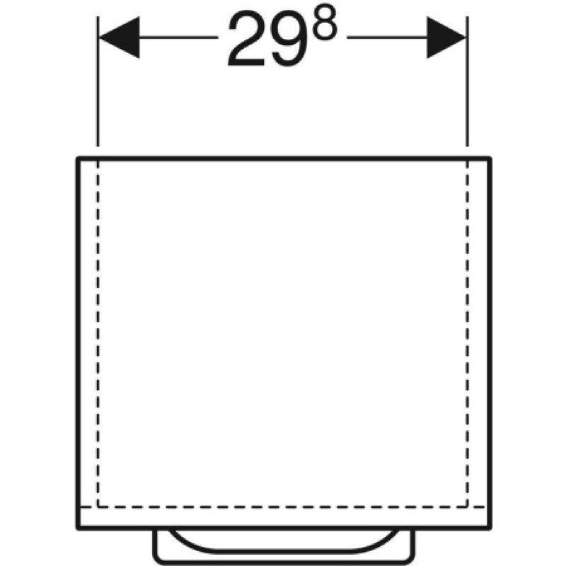 Пенал Geberit Selnova Square 330х297 мм 501.274.00.1