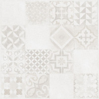 Плитка керамическая Rako BETONICO WHITE-GREY 598x598x10 мм DAK63795