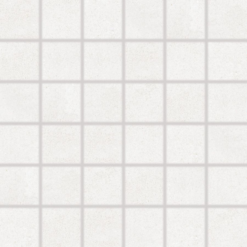 Керамічна плитка Rako BETONICO WHITE-GREY 48x48x10 мм DDM06790