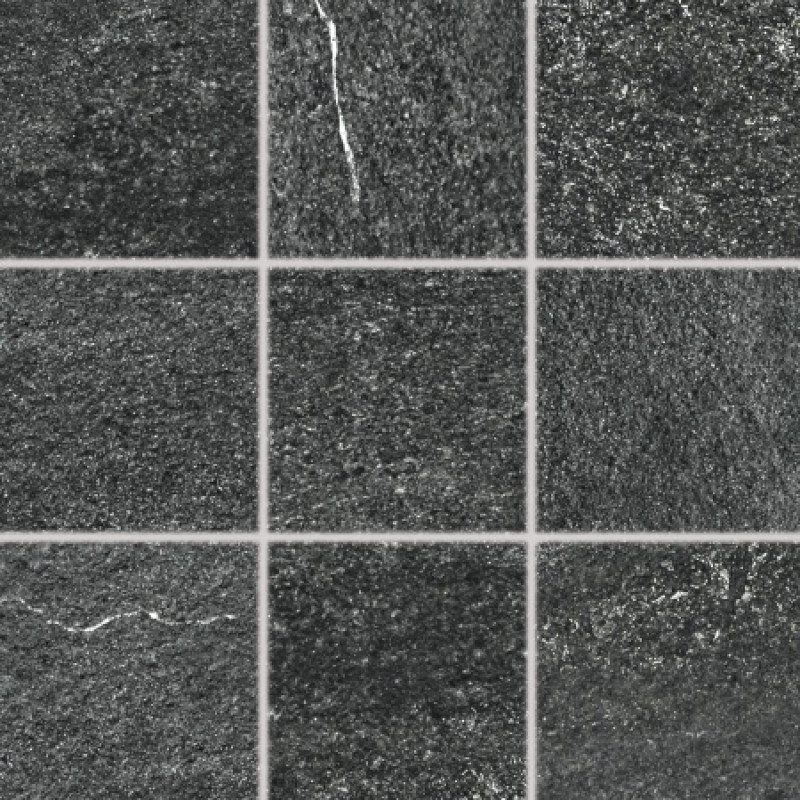 Керамічна плитка Rako QUARZIT BLACK 98x98x10 мм DAR12739