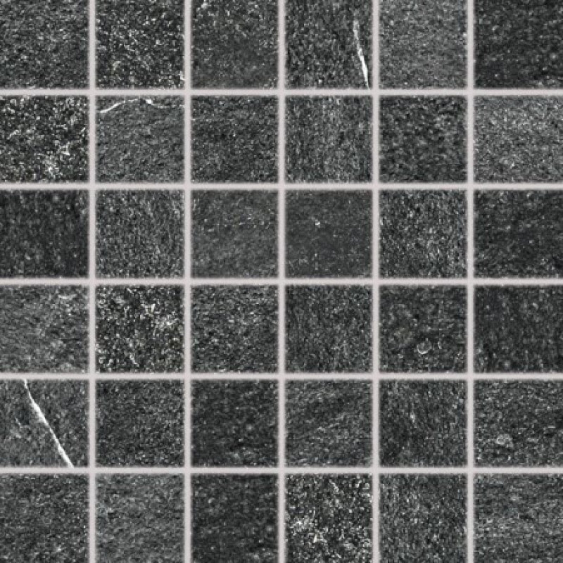 Керамічна плитка Rako QUARZIT BLACK 48x48x10 мм DDM06739