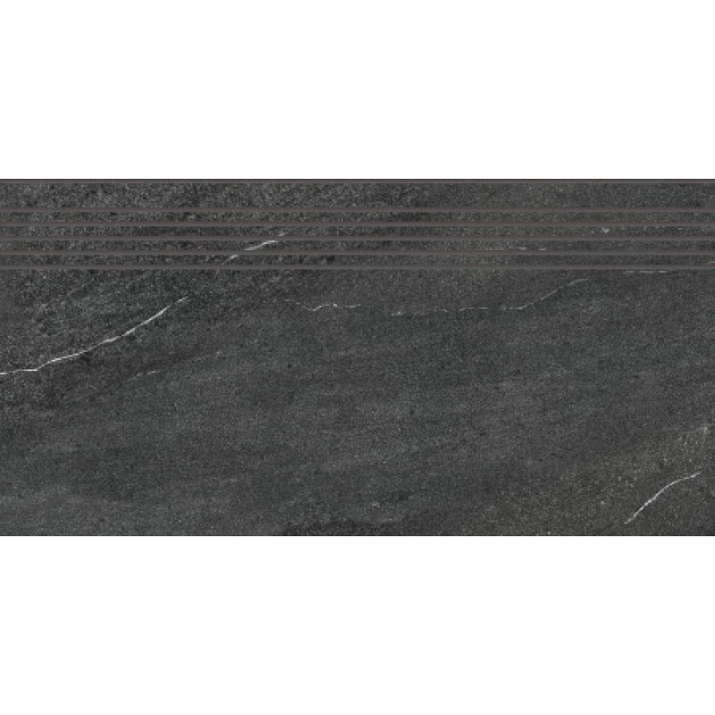 Керамічна плитка Rako QUARZIT BLACK 598x298x10 мм DCPSE739