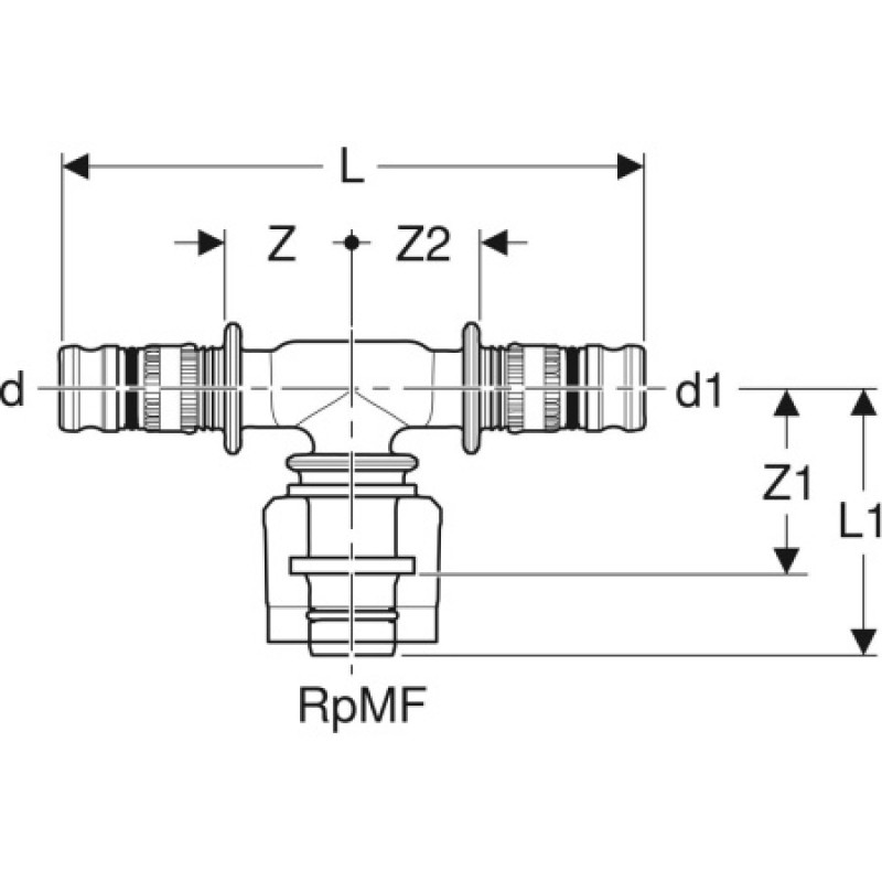 Заглушка Geberit Mepla PVDF 20 мм 622.000.00.5