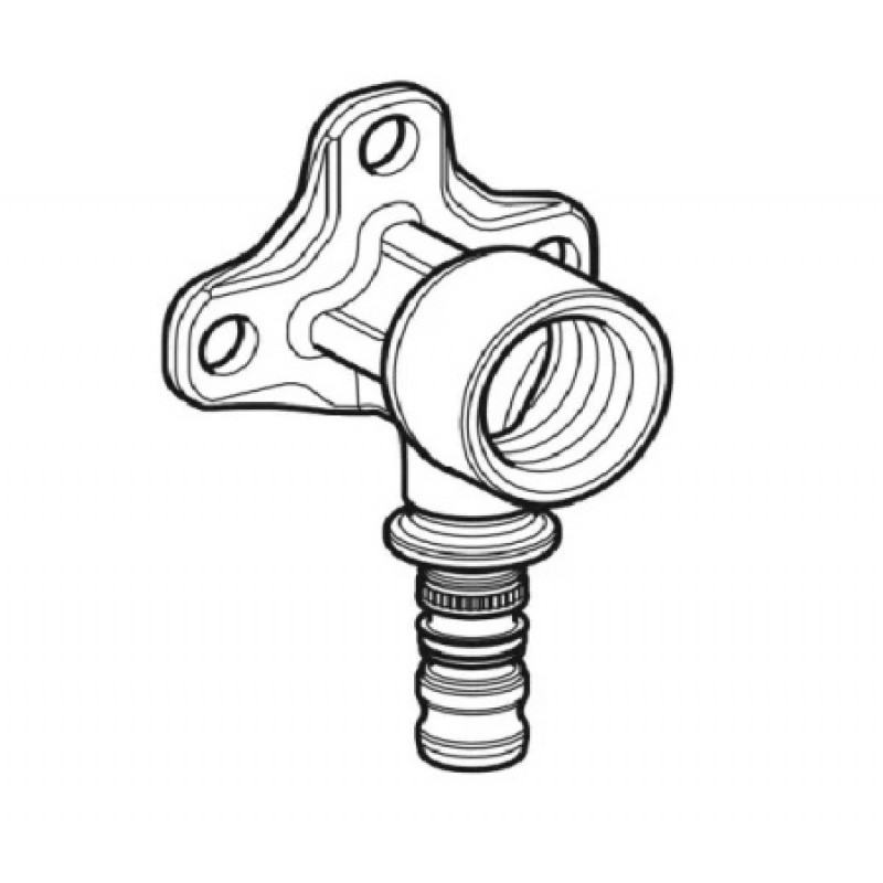 Колено настенное Geberit Mepla 20-1/2 L=3.6см 602.289.00.5
