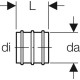 Колено настенное Geberit Mepla 20-3/4 L=5.2см 602.294.00.5