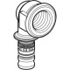 Колено настенное Geberit Mepla 16-1/2 L=3.6см 611.289.00.5