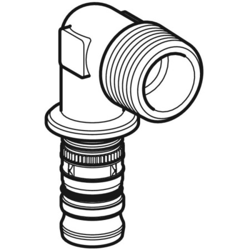 Коліно настінне Geberit Mepla 16-3/8 L=5.2см 611.274.00.5