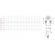 Коліно настінне прохідне Geberit Mepla 26-1/2-26 L=7.2см 603.273.00.5