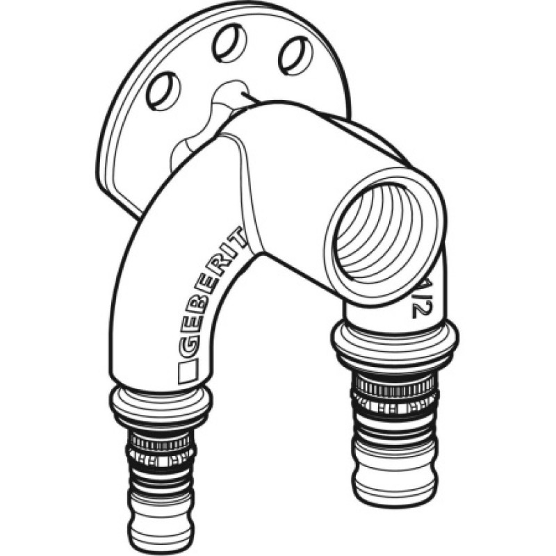 Муфта довга Geberit Mepla 16 601.575.00.5