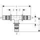 Муфта переходная Geberit Mepla PVDF 32-26 624.652.00.5