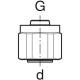Муфта перехідна Geberit Mepla PVDF 50-40 626.653.00.5