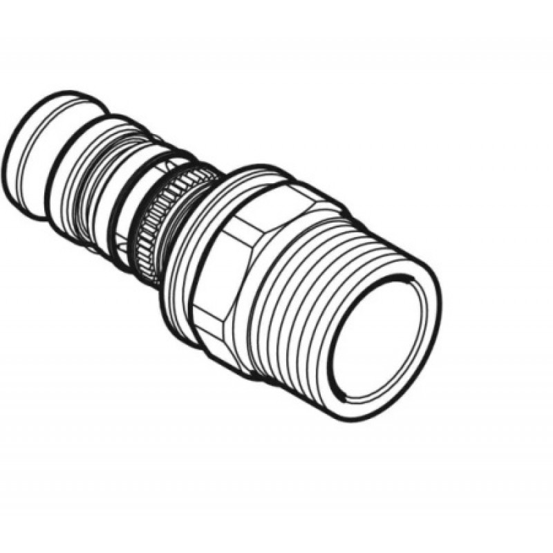 Перехідник Geberit Mepla із зовнішнім різьбленням 50-2 606.540.00.5