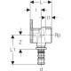 Перехідник Geberit Mepla з накидною гайкою 20-1/2 602.582.00.5