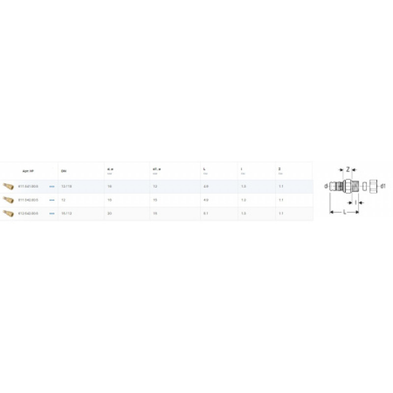 Перехідник Geberit Mepla із цанговою муфтою 16-15 611.542.00.5
