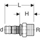 Перехідник Geberit Mepla на латунь Compact 26 612.426.00.5