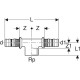 Перехідник Geberit Mepla на Mapress 26-22 603.508.00.5