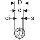 Перехідник Geberit Mepla на Mapress NPW 1.4401 16-15 601.510.00.5