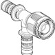 Трійник перехідний Geberit Mepla з MasterFix PVDF 16-16-1/2 621.454.00.5