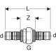 Труба Geberit MeplaTherm відрізками 5м PE-RT II/Al/PE-RT II 20 602.200.00.1