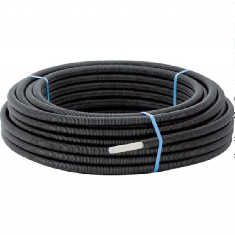 Труба Geberit MeplaTherm у гофротрубі в бухті PE-RT II/Al/PE-RT II 16 L=50м 601.231.00.2