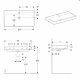Раковина Geberit Smyle Square 900х480 мм 500.252.01.1