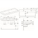 Раковина Geberit Smyle Square 1200х485 мм 500.253.01.1