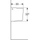 Полупьедестал Geberit Smyle Square 500.576.01.1