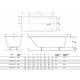 Ванна акрилова Geberit SOANA 160х70 554.001.01.1