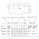 Ванна акриловая Geberit SOANA DUO 170х75 554.003.01.1
