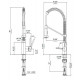 Смеситель для кухни Kraus KPF-1603MBSB