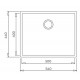 Кухонна мийка Teka Square 500х400 115230023