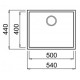 Кухонна мийка Teka Square 500х400 115230021