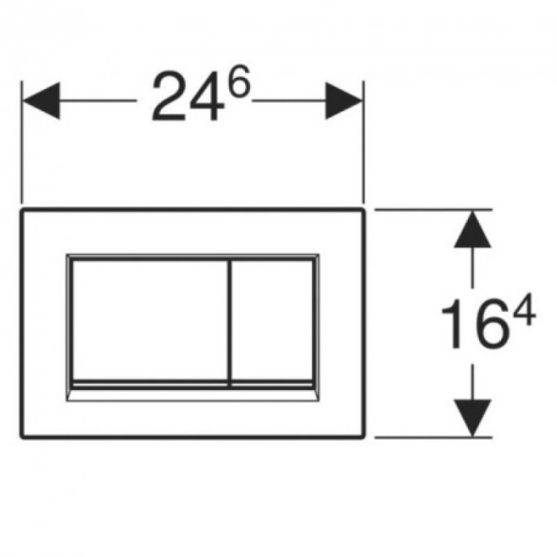 Клавиша смыва Geberit Sigma 30 115.883.KK.1