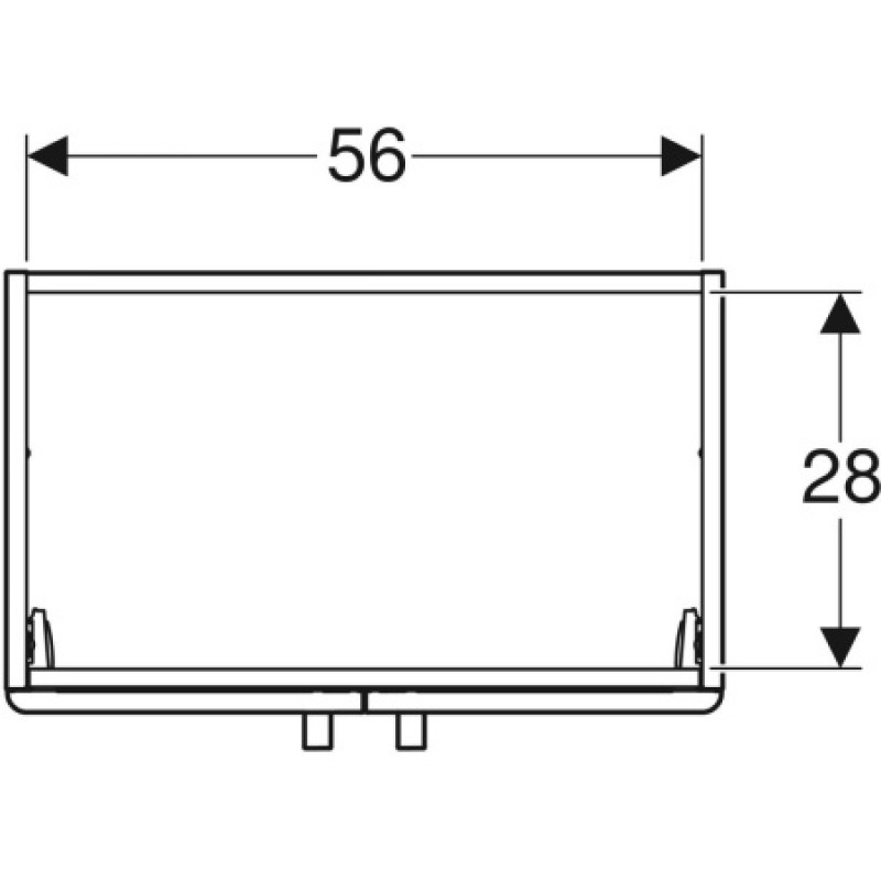 Тумба під умивальник Geberit Selnova Compact 501.658.01.1