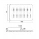Верхний душ Nobili 400x270 мм AD139/133CR