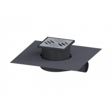 Трап Kessel горизонтальный Ultraflat54 DN50 с решеткой 120х120 44750.20