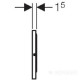 Клавіша змиву Geberit Sigma 10 115.856.SN.6