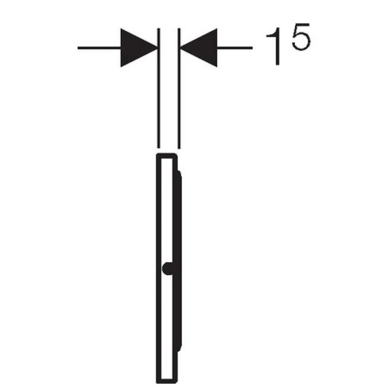 Клавиша смыва Geberit Sigma 10 115.891.SN.6