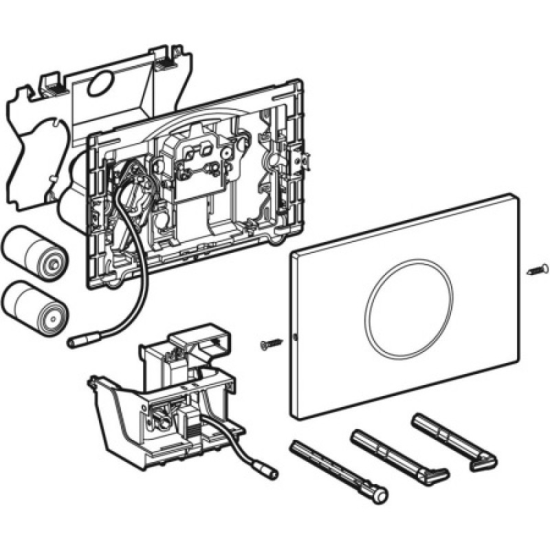 Клавиша смыва Geberit Sigma 10 115.909.SN.6