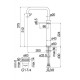 Смеситель для раковины Nobili Velis VE125158/2CR