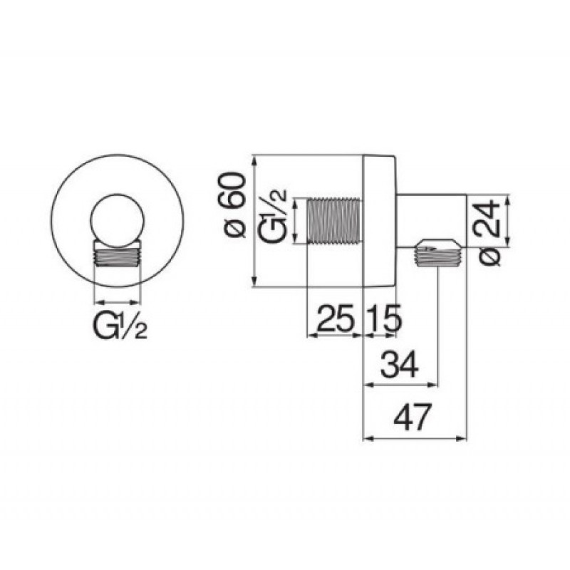 Шлангове підключення Nobili AD150/12FLP