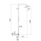 Душевая система Nobili Acquerelli J AJ93130/30CR