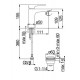 Смеситель для раковины Nobili Yoyo YO126118/2CR
