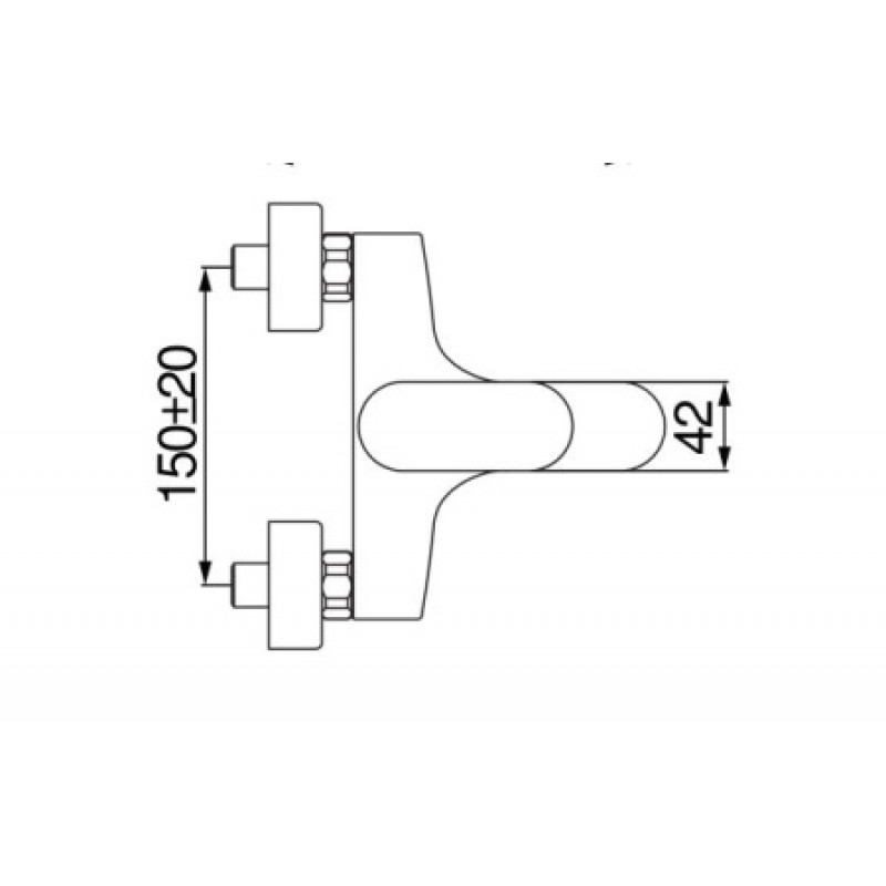 Смеситель для ванны Nobili Yoyo YO126110/1CR