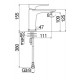 Смеситель для раковины Nobili Seven SE124118/3BM