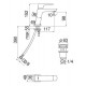 Смеситель для раковины Nobili Acquaviva VV103118/2BM