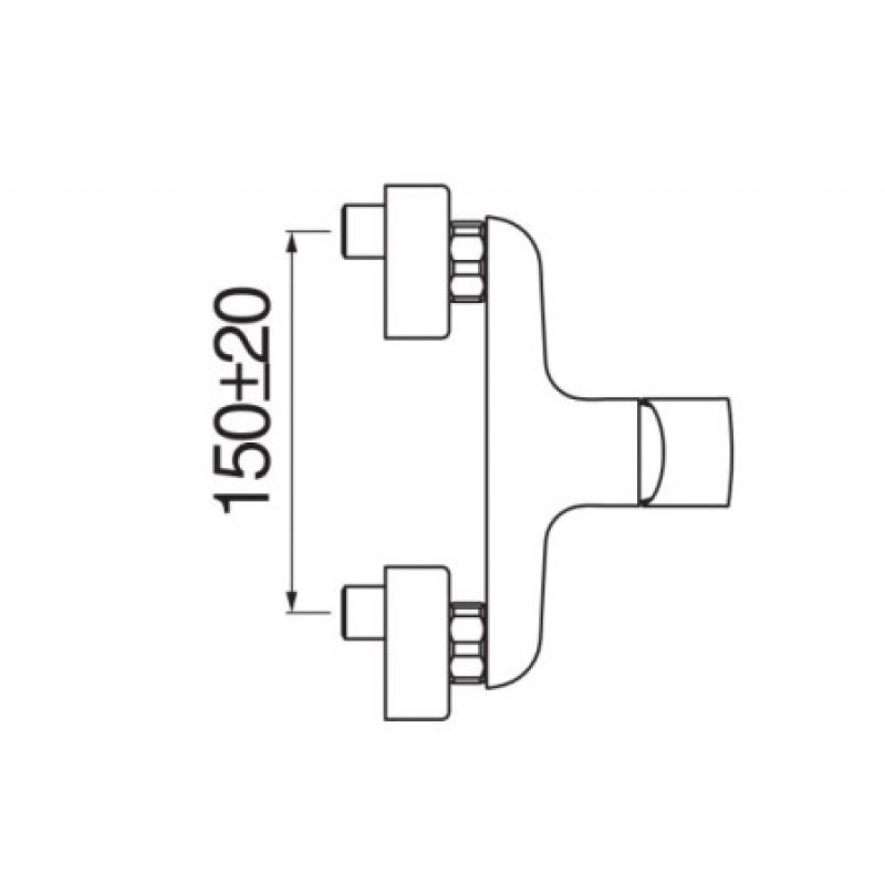 Змішувач для душу Nobili Acquaviva VV103130BM