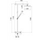 Душова система Nobili Loop LP90130/30FO