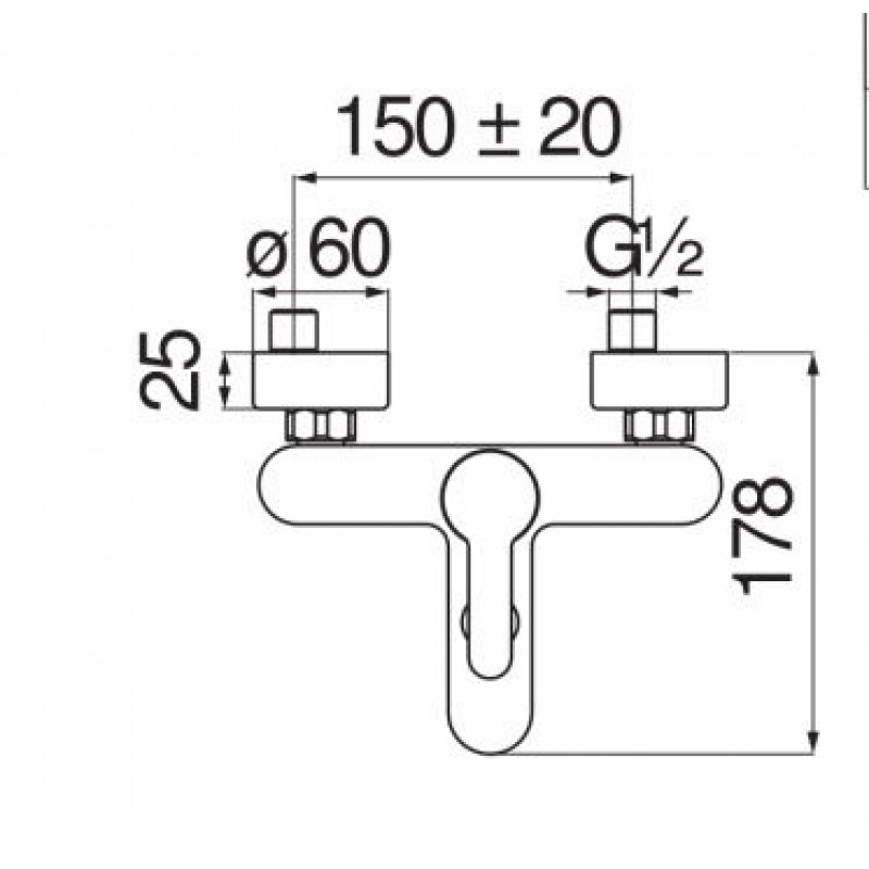 Смеситель для ванны Nobili ABC AB87110/1CR
