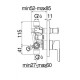 Смеситель скрытого монтажа Nobili AB87100CR